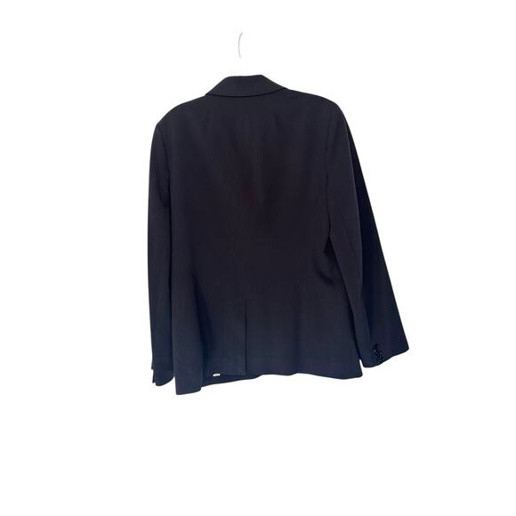 J.Crew One Button Blazer Black Office Work Business Academia Preppy Size 8 - Picture 9 of 12